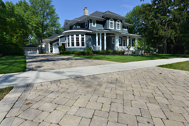 Residential Paver Driveway in Del Mar, CA